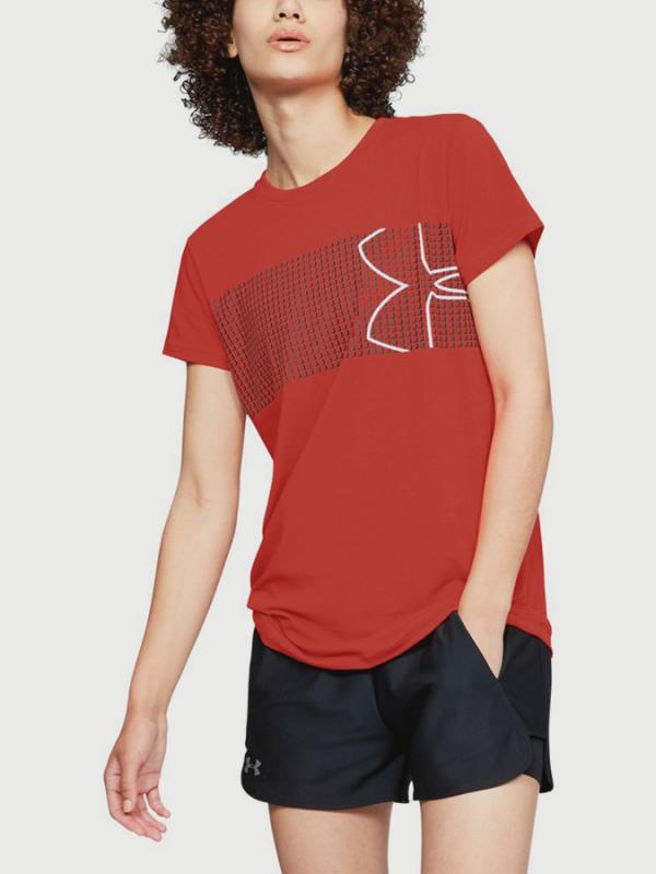 Tričko Under Armour Graphic Classic Crew Chest Logo Červená