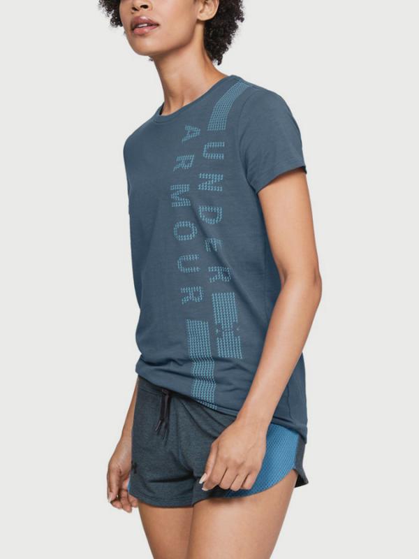 Tričko Under Armour Graphic Classic Crew VERTICAL WM Modrá