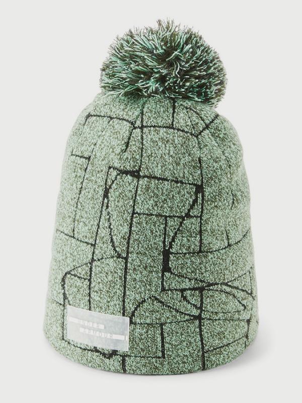 Čepice Under Armour Graphic Pom Beanie Zelená
