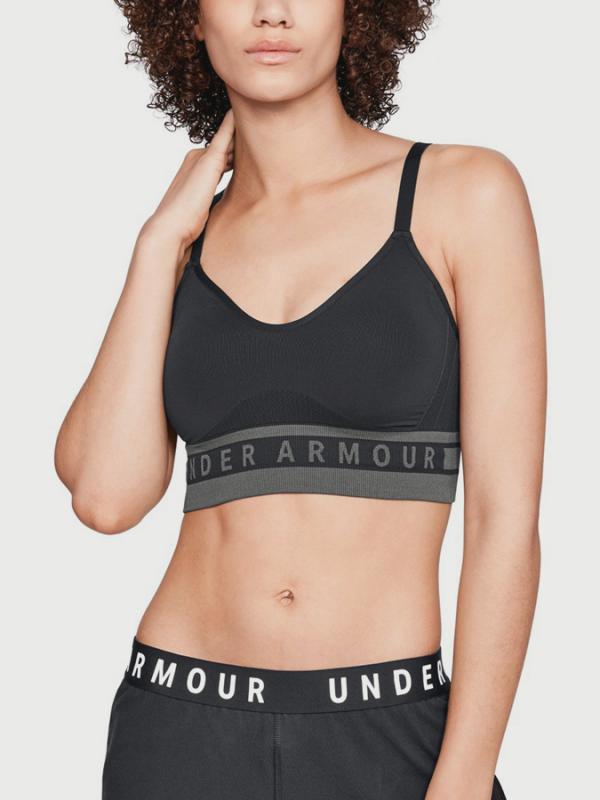 Kompresní podprsenka Under Armour Seamless Longline Bra Černá