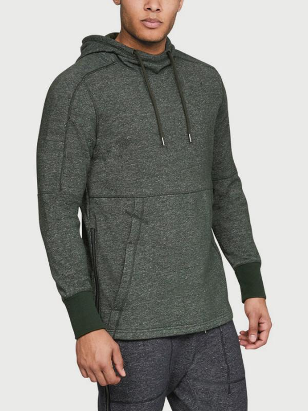 Mikina Under Armour Sportstyle Speckle Terry Hoodie Zelená