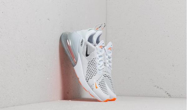 Nike Air Max 270 White/ Black-Total Orange