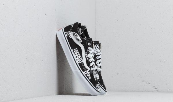 Vans Old Skool (Logo Mix) Black/ True White