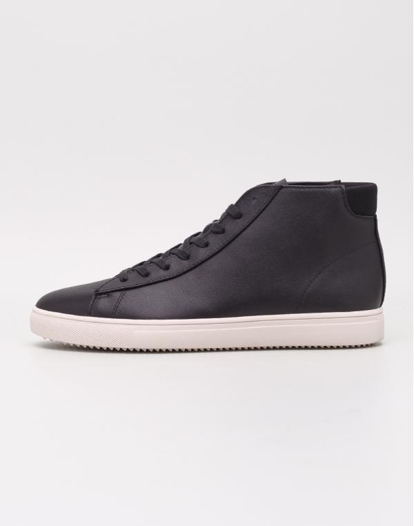 Clae Bradley Mid Black Milled Tumbled Leather 44