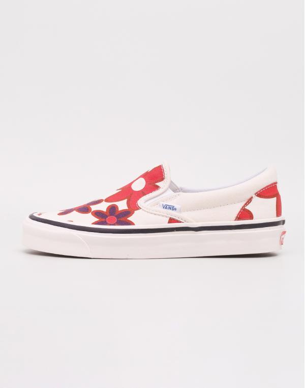 Vans Classic Slip-On 98 DX (Anaheim Factory) Og White/Flower Power 37