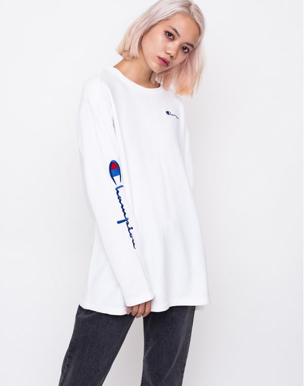 Champion Crewneck WHT L