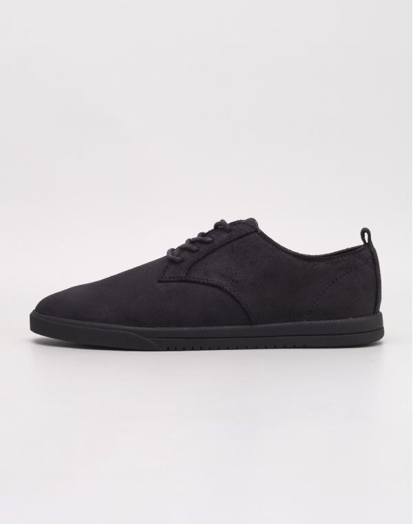 Clae Ellington Suede Black Waxed Suede 42