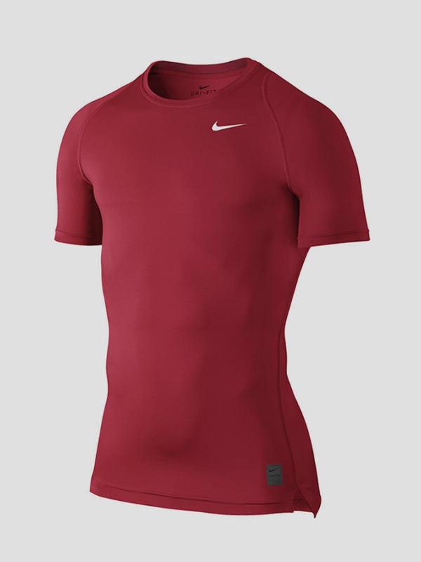 Kompresní tričko Nike M NP TOP COMP SS Červená