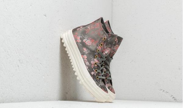 Converse Chuck Taylor All Star Lift Ripple Hi River Rock/ Floral/ Egret