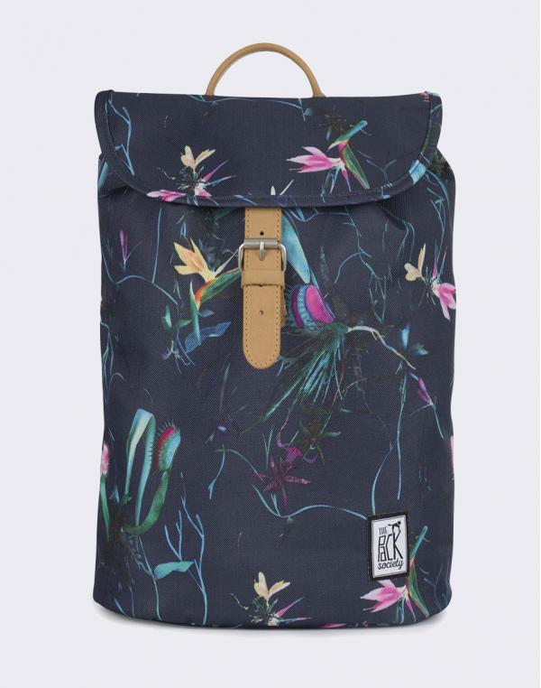 The Pack Society Small Dark Blue Jungle Allover