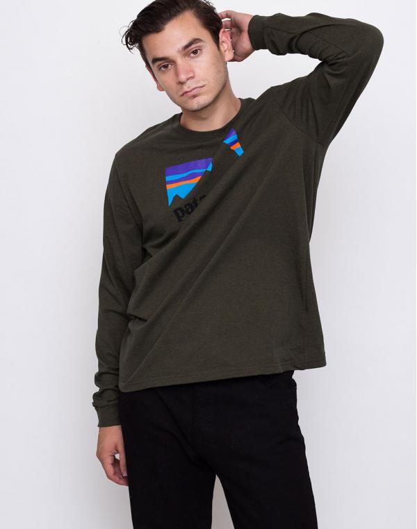 Patagonia Shop Sticker Responsibili-Tee Sediment M