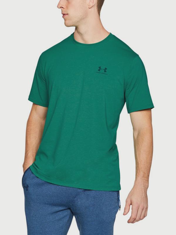 Tričko Under Armour Cc Left Chest Lockup Zelená