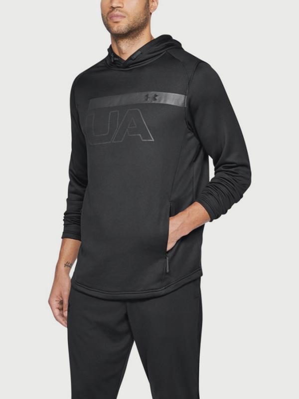 Mikina Under Armour Tech Terry Po Graphic Hoodie Černá