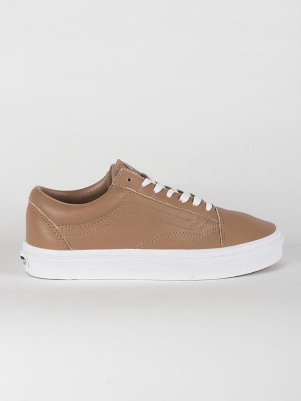 Boty Vans Ua Old Skool (Leather) Ta Hnědá