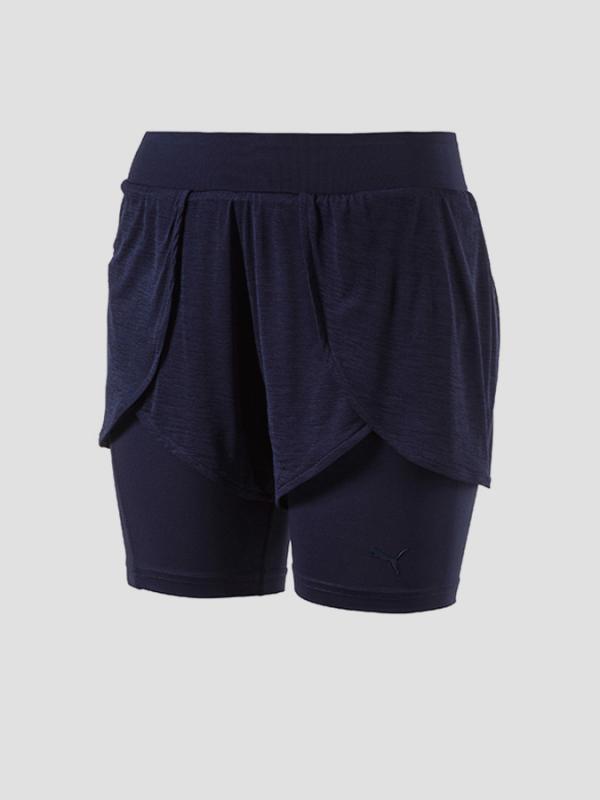 Kraťasy Puma Evo 2 in 1 Short Peacoat Modrá