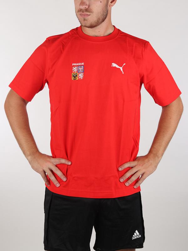 Tričko Puma TEE PRAGUE-red Červená