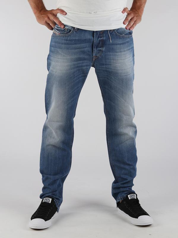 Džíny Diesel Waykee L.34 Pantaloni Modrá