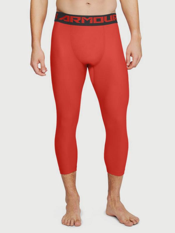Kompresní legíny Under Armour HG 2.0 3/4 LEGGING Červená