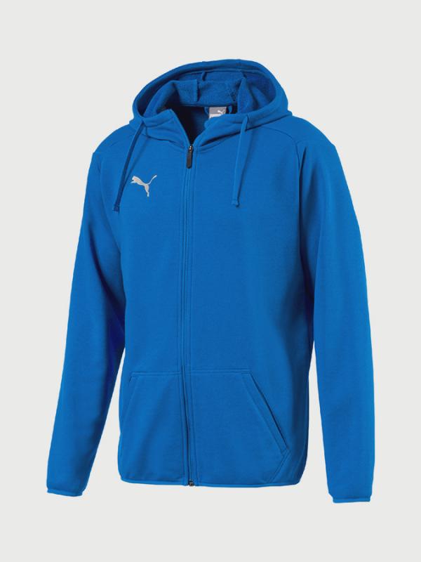 Mikina Puma LIGA Casual Hoody Jacket Modrá