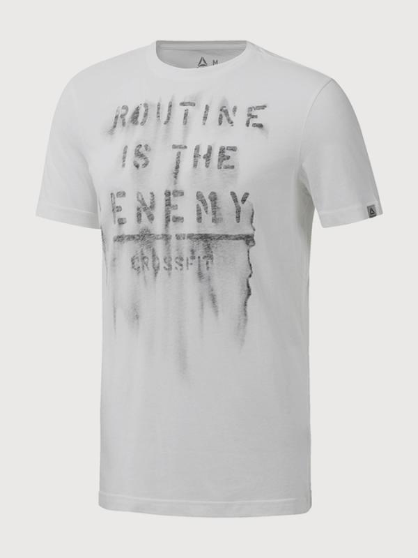 Tričko Reebok Cf Routine Tee Bílá