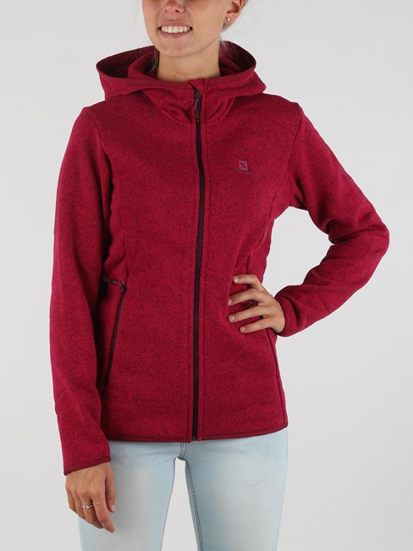 Mikina Salomon BISE HOODIE W Červená