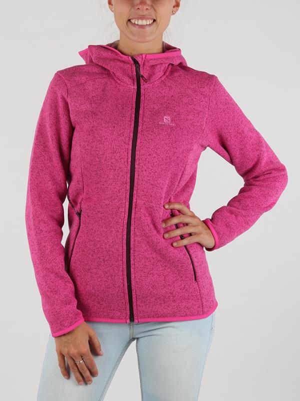Mikina Salomon BISE HOODIE W Růžová