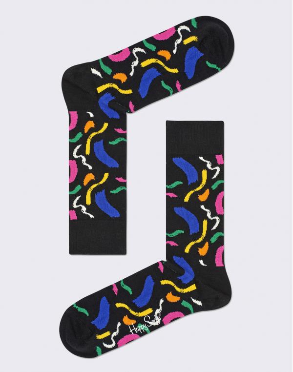 Happy Socks Brush Strokes BRU01-9000 36-40