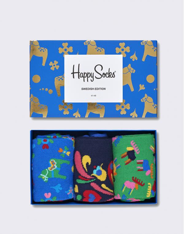 Happy Socks Swedish Edition Gift Box XSWE08-6000 36-40