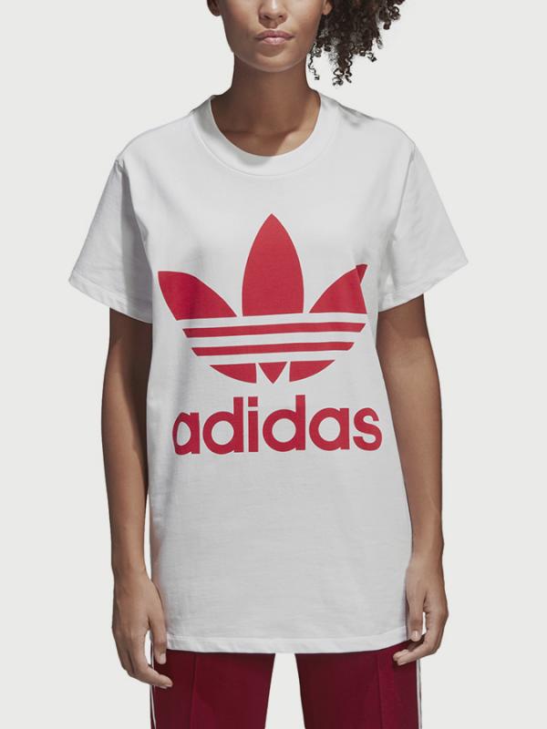 Tričko adidas Originals Big Trefoil Tee Bílá