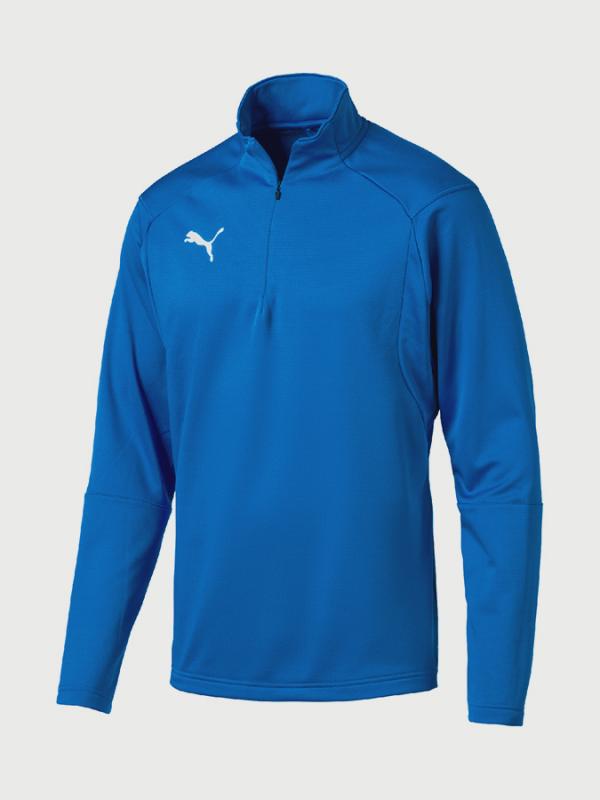 Mikina Puma LIGA Training 1 4 Zip Top Modrá