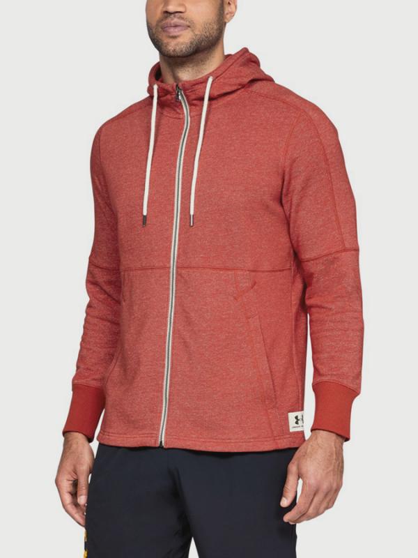 Mikina Under Armour Project Rock Hawaii USA Hoodie Oranžová