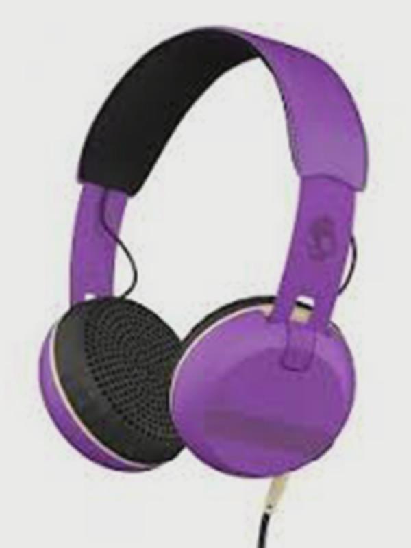 Sluchátka Skullcandy GRIND ON-EAR W/TAP TECH Fialová