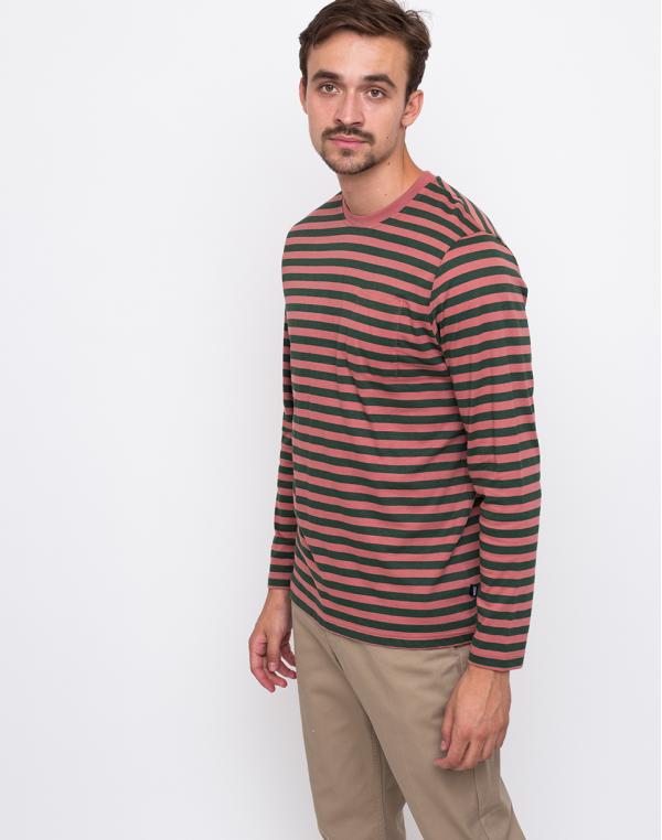 WeSC Makai Stripe Burnt Rose L