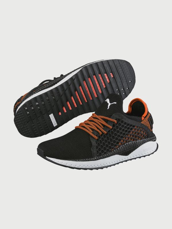 Boty Puma Tsugi Netfit Black-Scarle Černá
