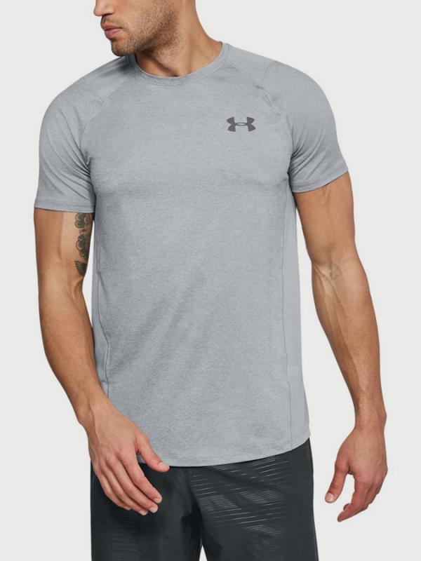 Tričko Under Armour Raid 2.0 SS Left Chest Šedá