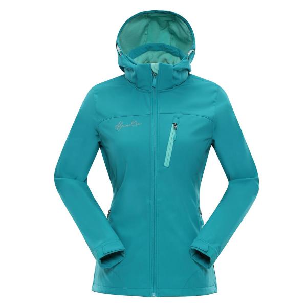 ALPINE PRO NOOTKA 5 ZELENÁ / TYRKYSOVĚ ZELENÁ Dámská Bunda L