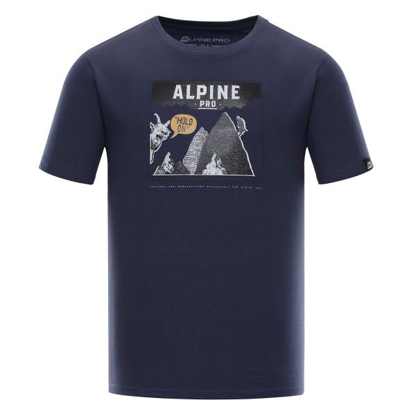 ALPINE PRO ABIC 5 MODRÁ / TYRKYSOVĚ MODRÁ Pánské Triko M
