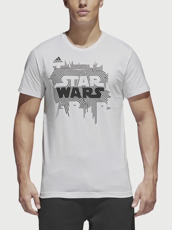 Tričko adidas Performance Star Wars Bílá