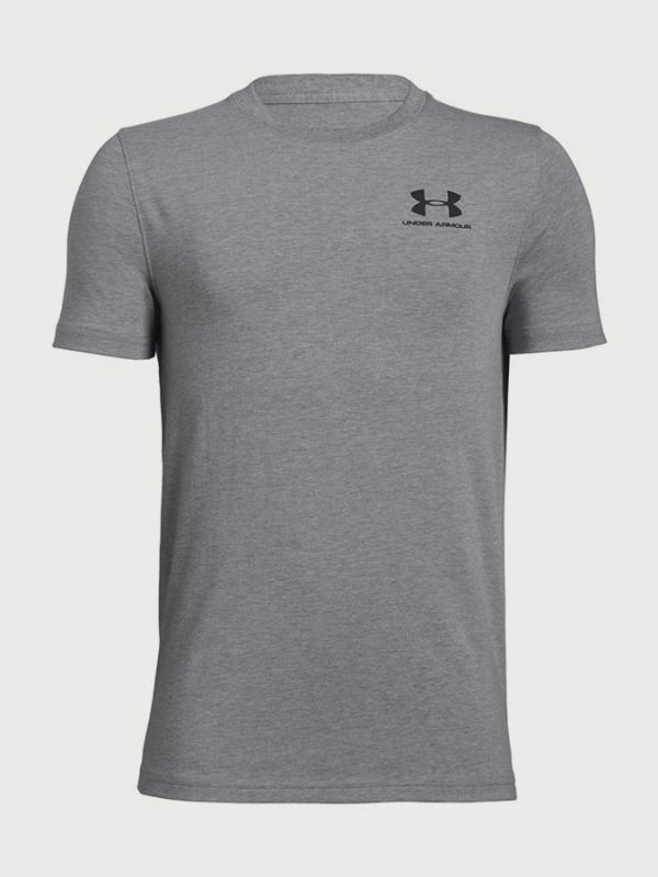 Tričko Under Armour EU Cotton Short Sleeve Šedá