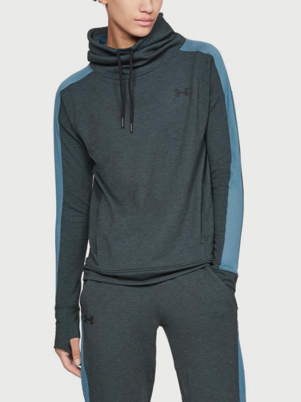 Mikina Under Armour Featherweight Fleece Funnel Modrá