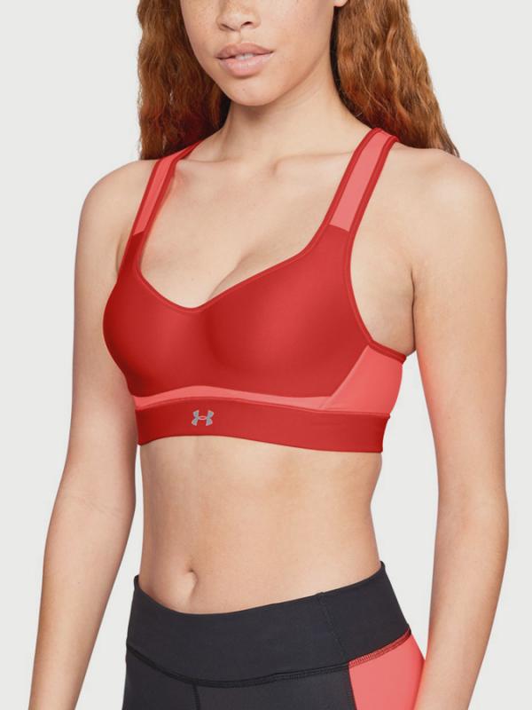 Podprsenka Under Armour Warp Knit High Impact Bra Červená