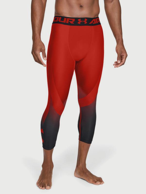 Kompresní legíny Under Armour HG 2.0 3/4 LeggingNov Červená