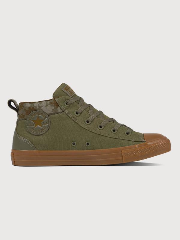 Boty Converse Chuck Taylor All Star Street MID Zelená