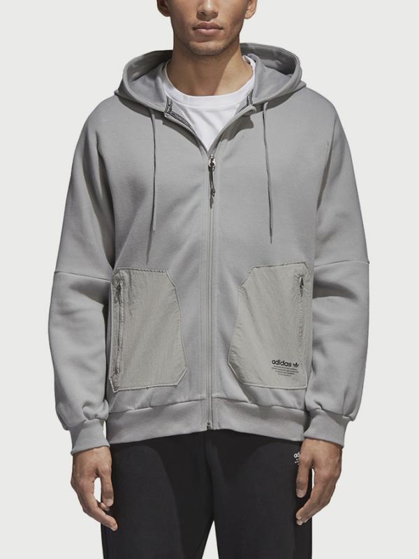 Mikina adidas Originals NMD Fz Hoody Šedá