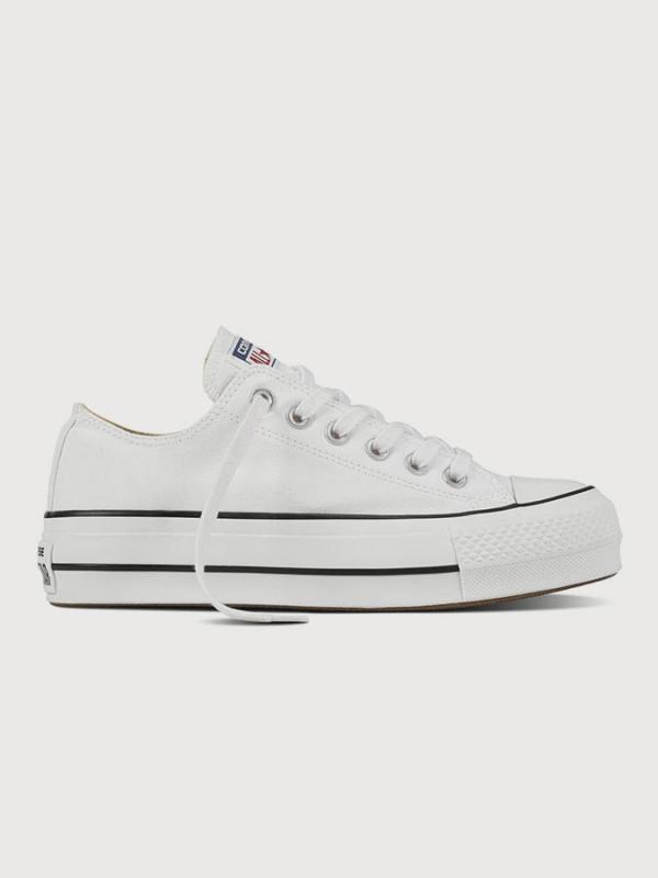 Boty Converse Chuck Taylor All Star Lift OX Bílá