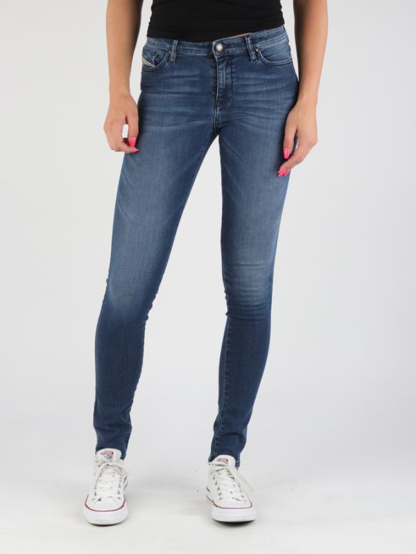 Džíny Diesel SKINZEE L.32 PANTALONI Modrá