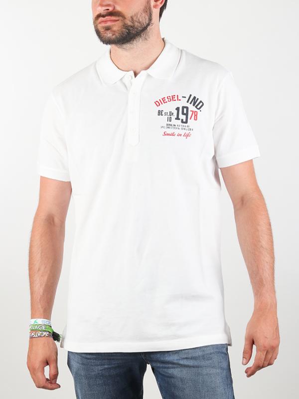 Tričko Diesel CL-T-CLAP CAMICIA Bílá