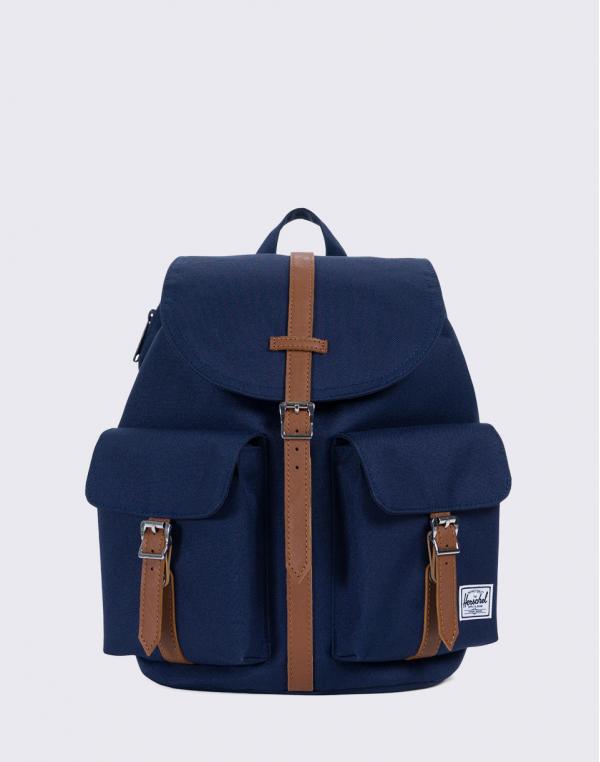 Herschel Supply Dawson X-Small Peacoat/Tan Synthetic Leather