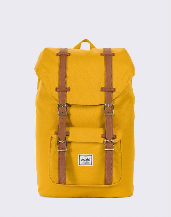 Herschel Supply Little America Mid-Volume Arrowwood/Tan Synthetic Leather