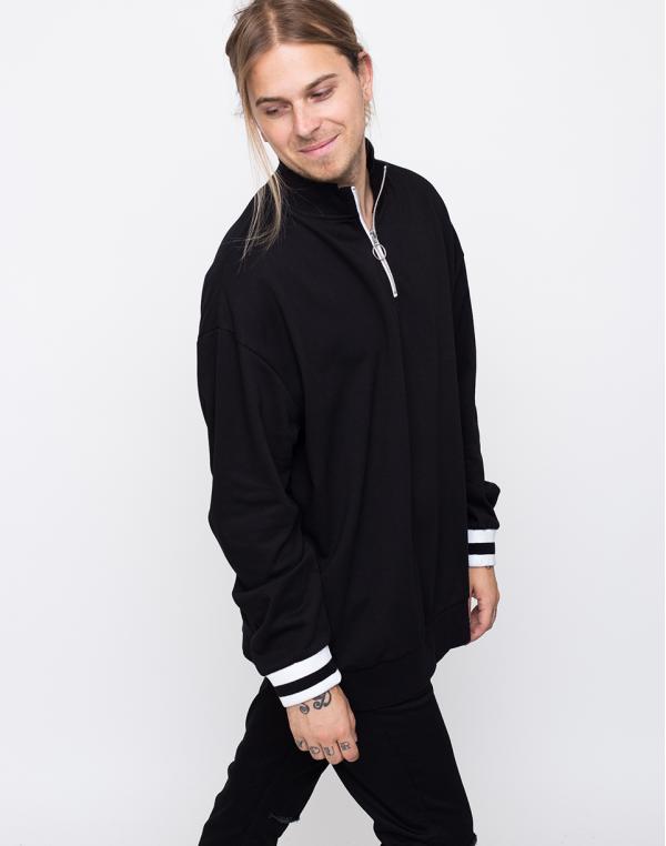 Lazy Oaf Quarter Zip Black S